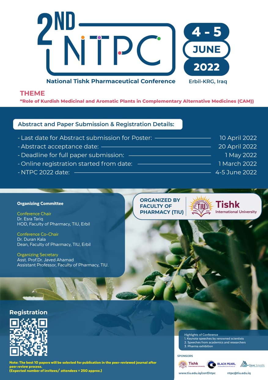 Tishk International University | Faculty of pharmacy